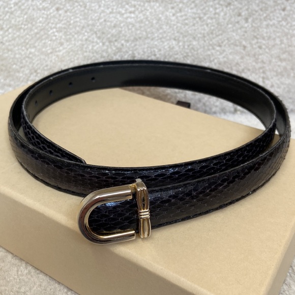 genuine snakeskin belt / leather belt - Picture 2 of 13